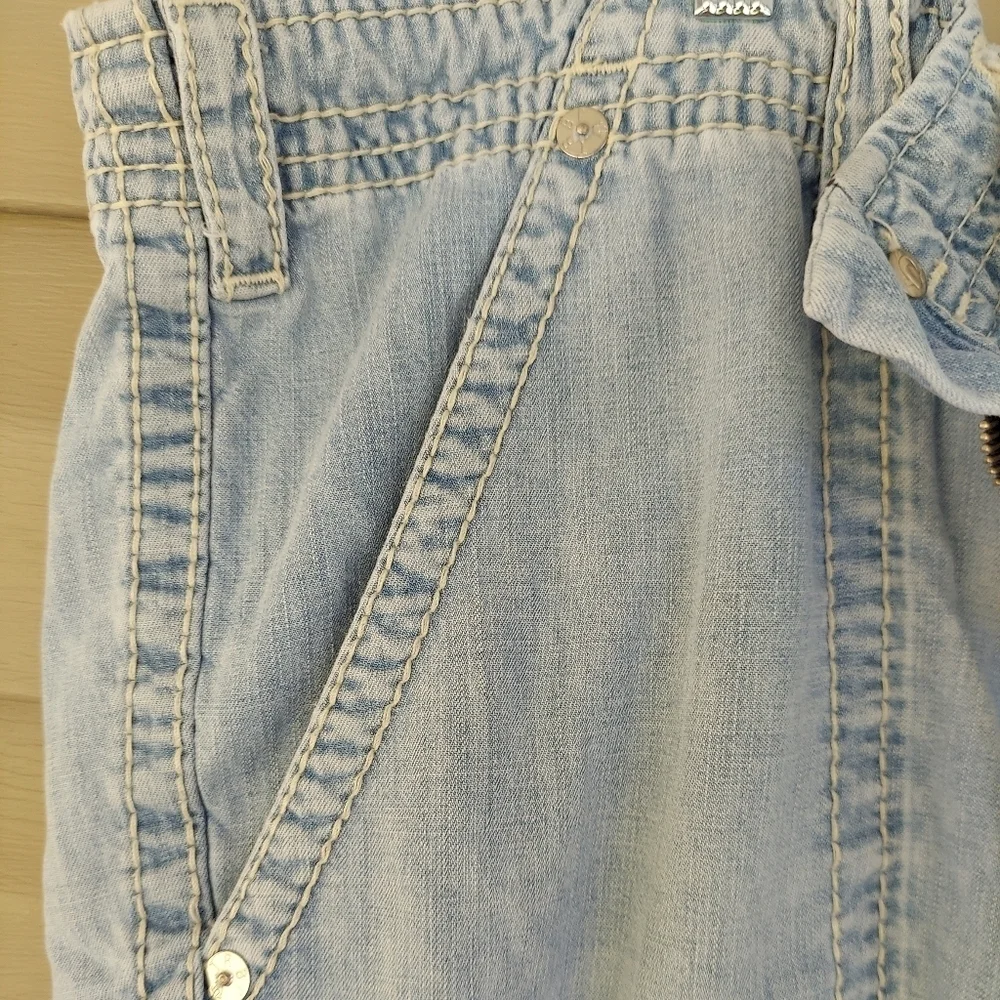 True Religion Big T Cargo Cut Off Shorts
